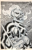 Rob Liefeld | deadpool ghost rider - 30th anniversary cover | Panel Page Art