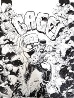 Art Adams | luke cage 4 cover variant, | Panel Page Art