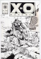 X-O MANOWAR 17 COVER Comic Art