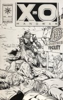 Bob Layton Jim Calafiore | x-o manowar 17 cover | Panel Page Art