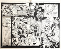 Jim Valentino | shadowhawk 13 - pages 2-3 dps | Panel Page Art