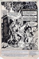 Tom Yeates | saga of the swamp thing 2 page 1 - title splash | Panel Page Art