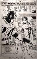 John Romita Sr Don Heck | avengers 23 page 1 splash | Panel Page Art