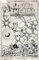 Ron Frenz | captain america - sentinel of liberty 7 cover | Panel Page Art